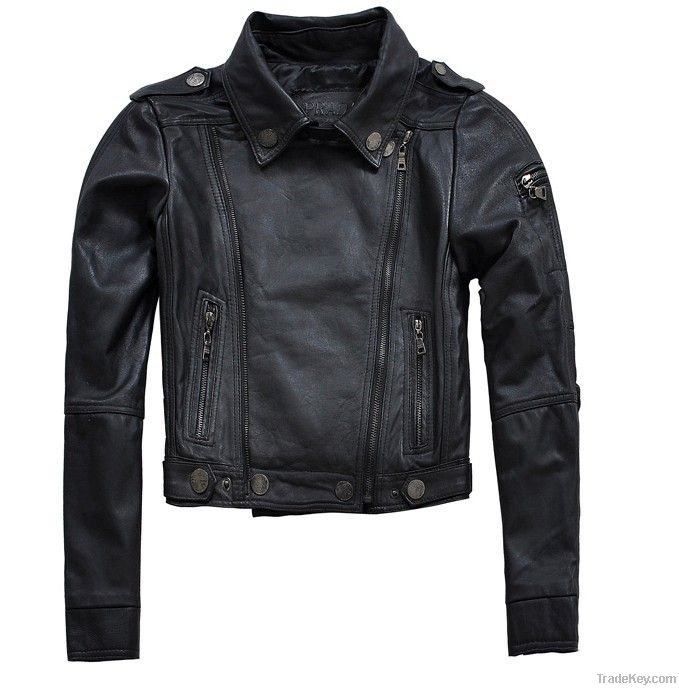 ladies leather jacket