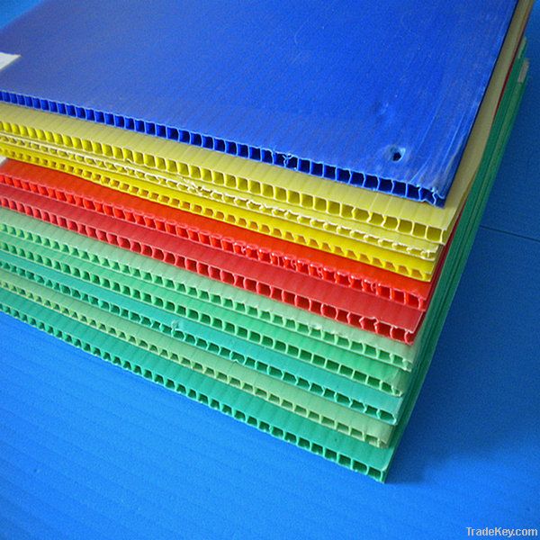 Rich Color Corflute Plastic Sheet