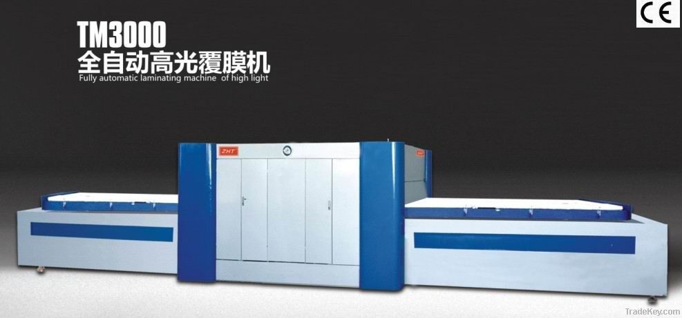 Automatic highlight laminating machine