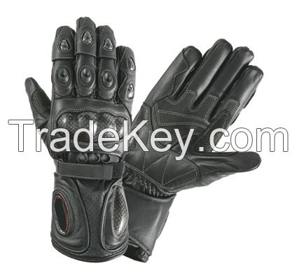 Motorbike Leather Gloves