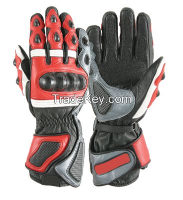 Motorbike Leather Gloves
