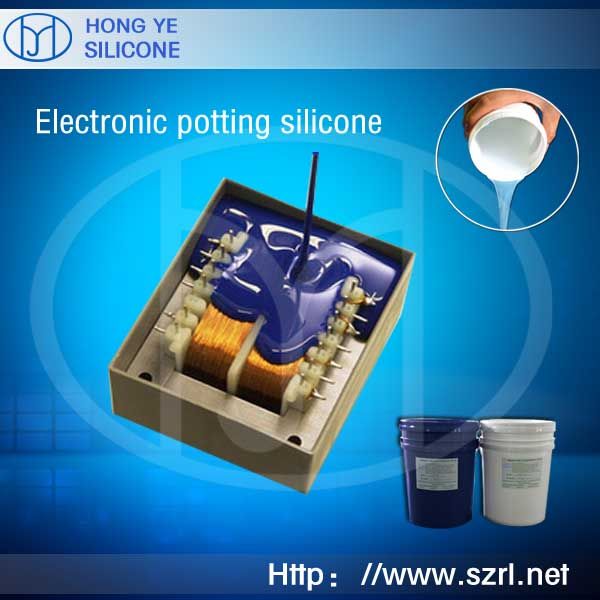 Electronic potting compound silicone rubber