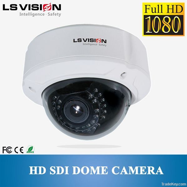 1080p HD-SDI 2.8-11mm Vandalproof IR Dome CCTV Camera