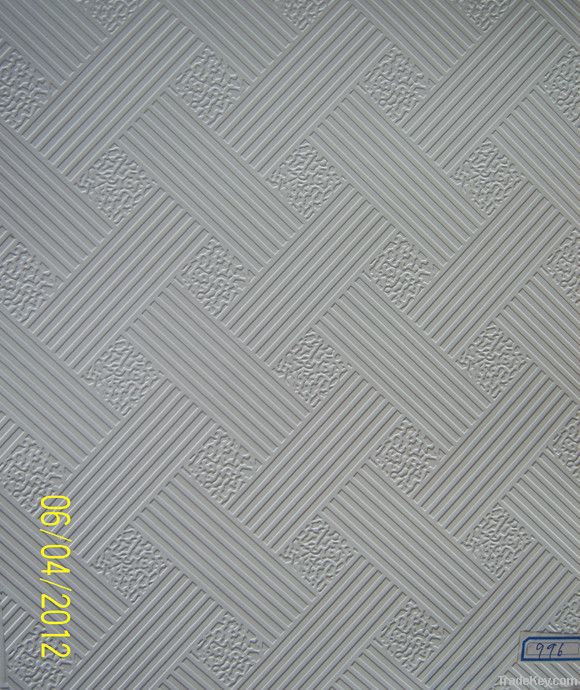 vinyl covered gypsum ceiling tile
