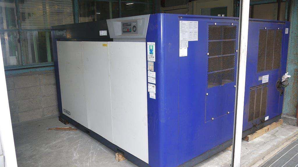 Used Koberco Screw Compressor 75kW SG1230AD-6,