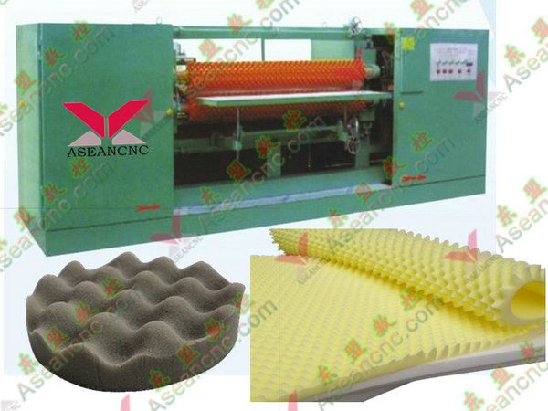 Wave sponge cutting machine, Embossing sponge cutting machine