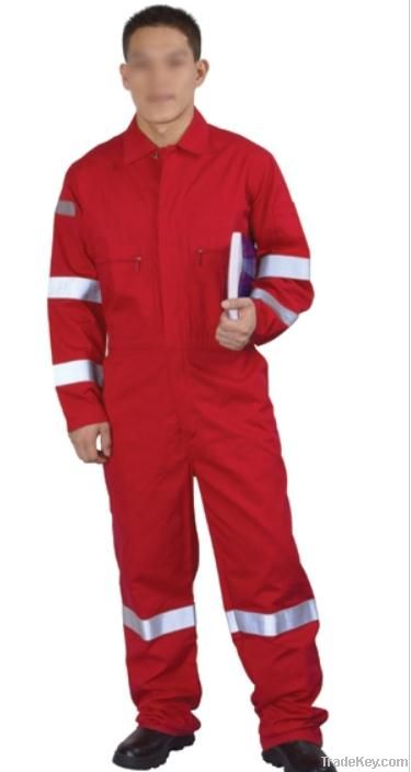 100%cotton reflective FR safety winter coverall