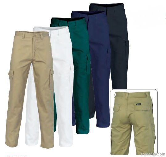 Flame Retardant Cotton Drill Cargo Pants