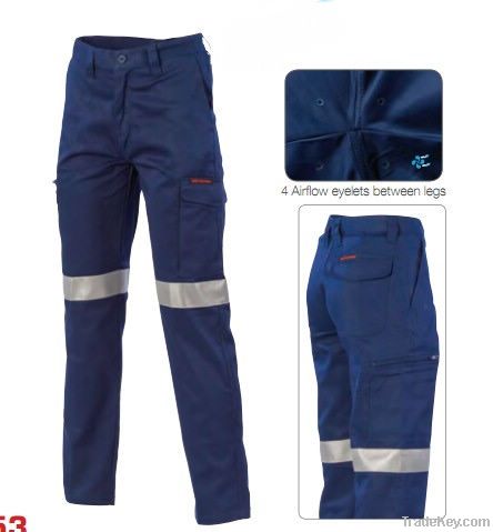 Cotton Drill Cargo Work Pants