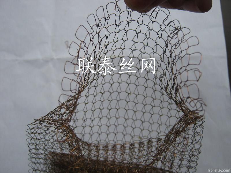 copper knitted wire mesh|knitted filter wire mesh made in china