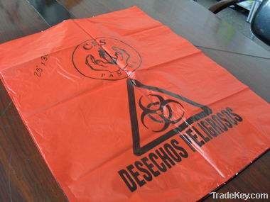 High temperature Autoclave  biohazard medical waste bag