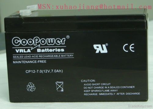 12V7AH  SEALED  LEAD ACID BATTERY