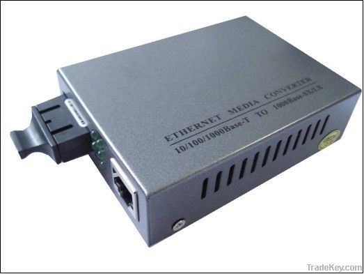 FB 10/100/1000M Single Fiber Media Converter external powerr