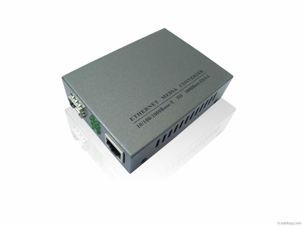 10/100/1000M SFP media converter
