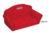 luxury red plush pet sofa