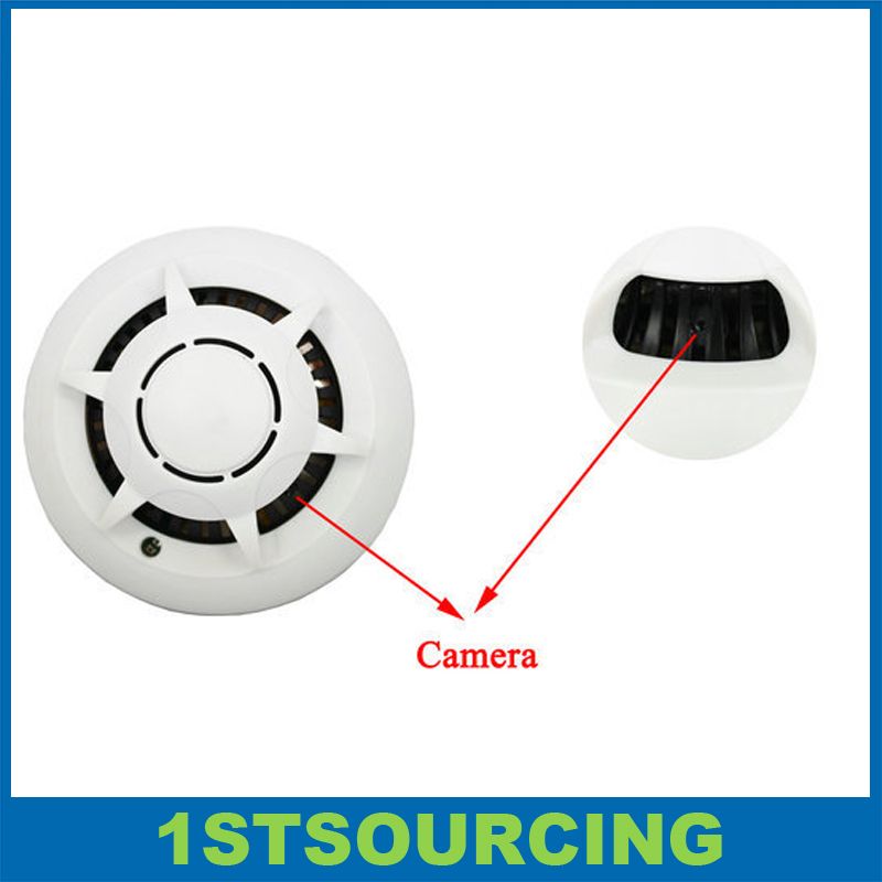 WIFI IP Smoke Detector Wireless Camera