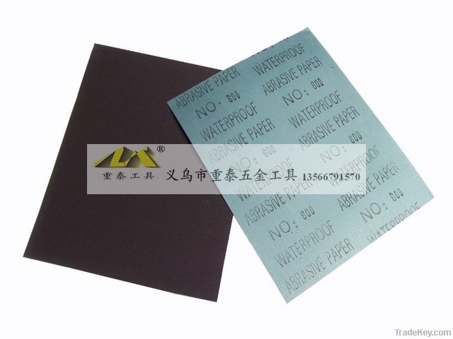 aluminum oxide, silicon carbide, kraft paper, latexwaterproof sand paper