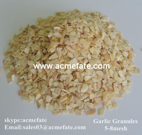 Dehydrated  AD garlic granulates