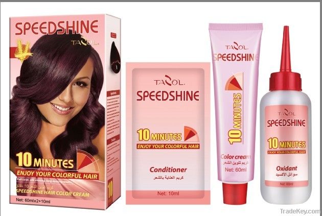speedshine hair color cream 10 minutes
