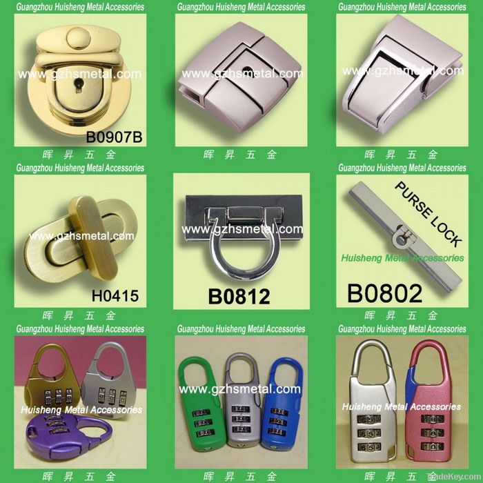 Metal Lock for Bag, Handbag and Luggage