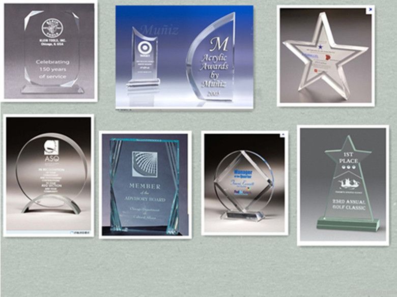 Customize Celebrating Transparent Acrylic Awards