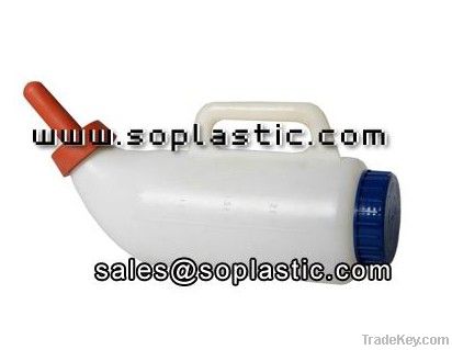 feed bottle, cattle feed milk bottle, milk bottle