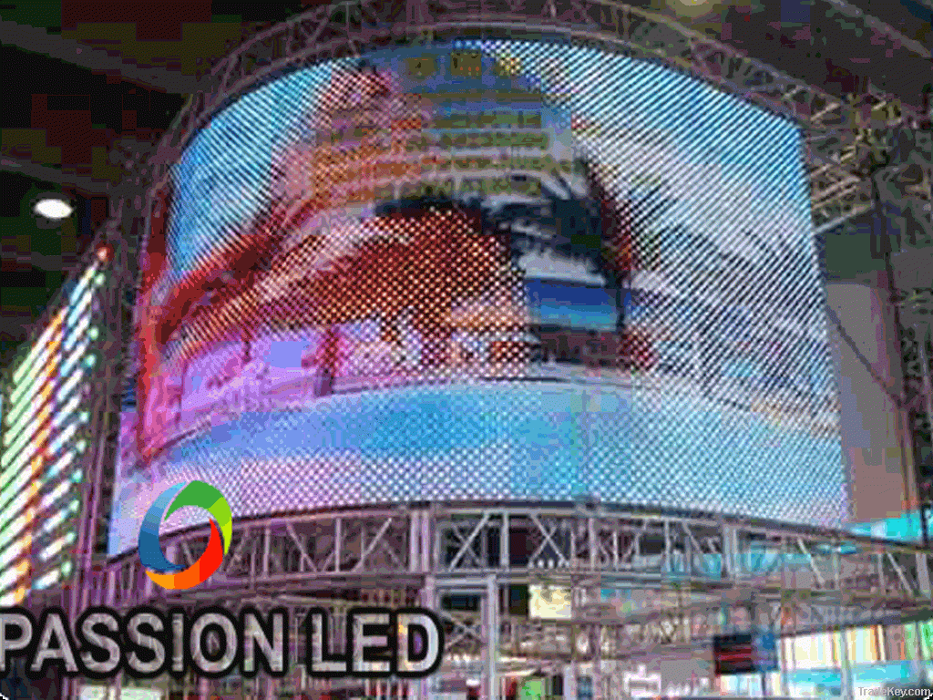 Outdoor full color advertising LED display