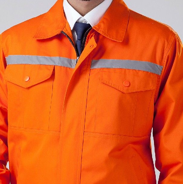 New 2014 high quality 100 cotton  men reflective workwear coverall uniform