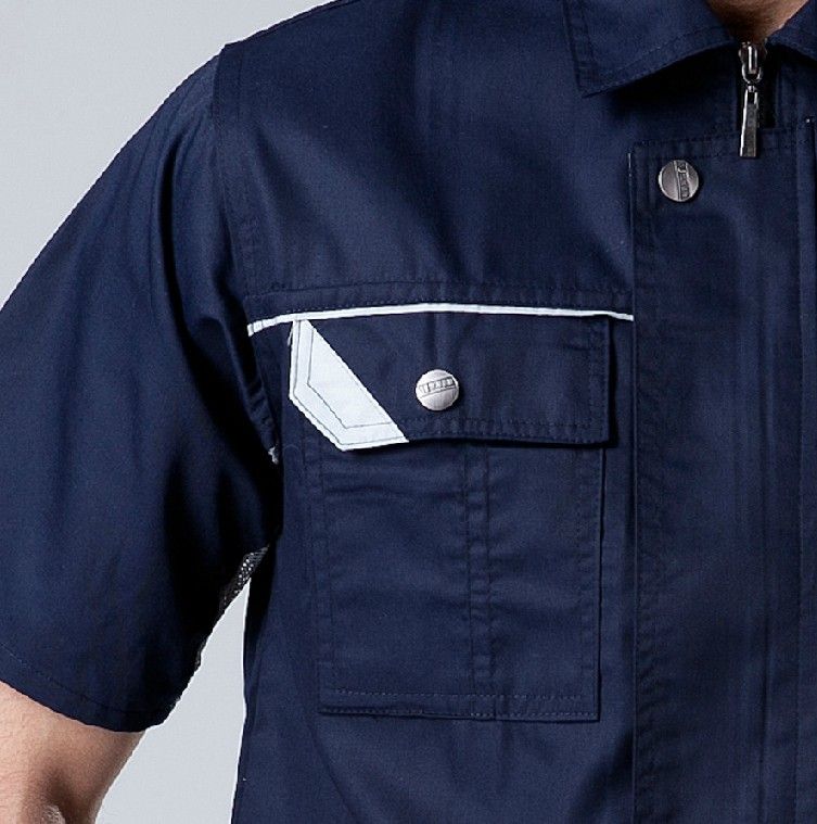 New 2014 high quality 100 cotton two piece workwear uniform set