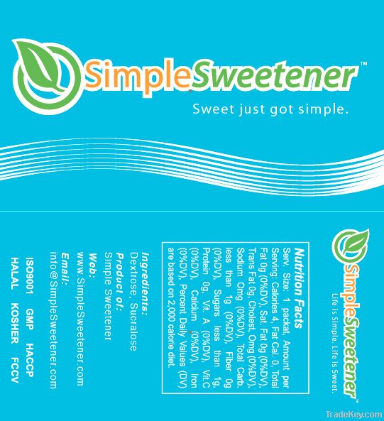 Blue Simple Sweetener