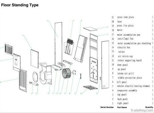 Floor standing air conditioner