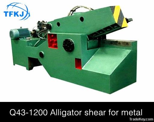 Q43-1600 hydraulic scrap metal alligator shear