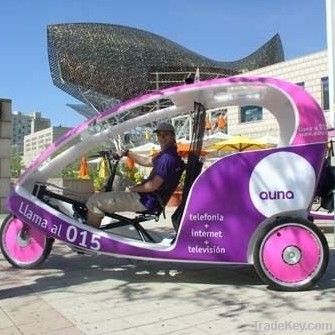 Electric pedicab rickshaw