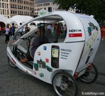 Electric pedicab rickshaw