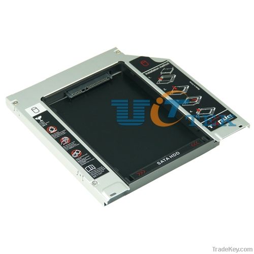 Laptop optical bay 2nd HDD caddy for Apple MacBook pro SATA to SATA