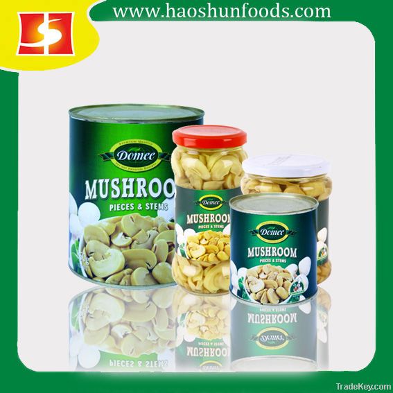 Canned Mushroom Pieces and Stems