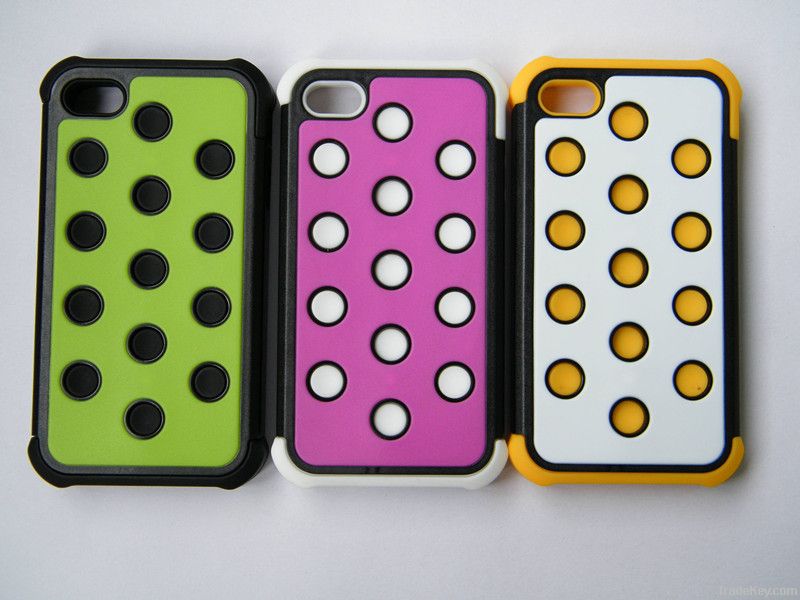 Triple style case for iphone4/4s