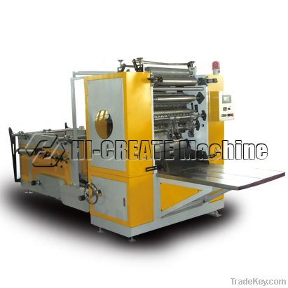 Facial tissue machine