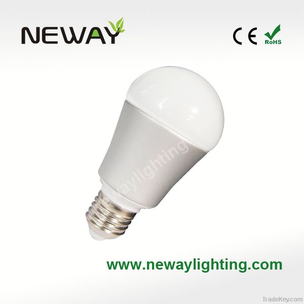 7W E27 LED Bulb Light Milk White PC Cover