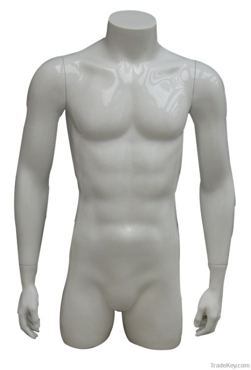 Display form  male  half body  mannequin