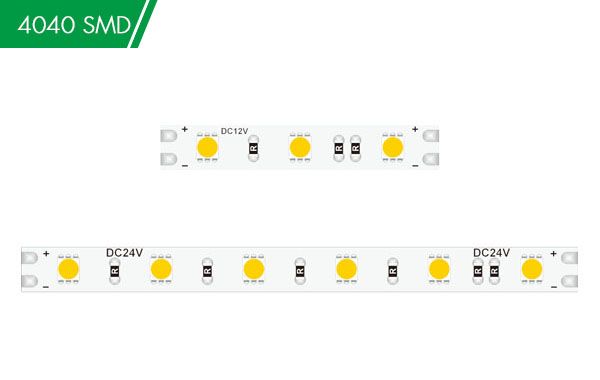 DC12/24V 4040 60LED 8mm White strip light