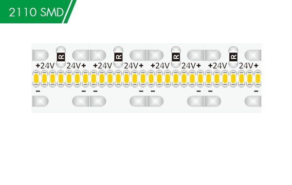 DC24V 2110 700LED 12mm White Strip light