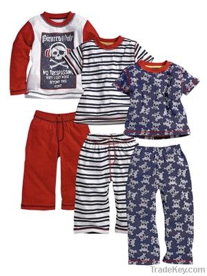 Baby cotton pajamas, children apparel wholesale