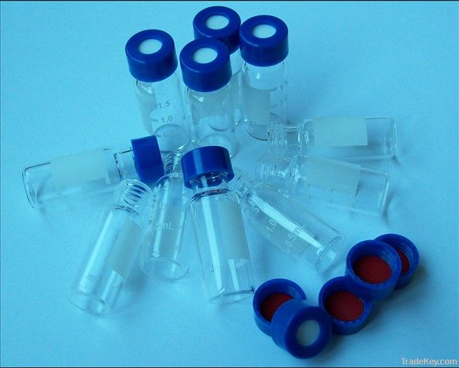 HPLC vials chromatograph Consumable autosampler vials caps septa PTFE/