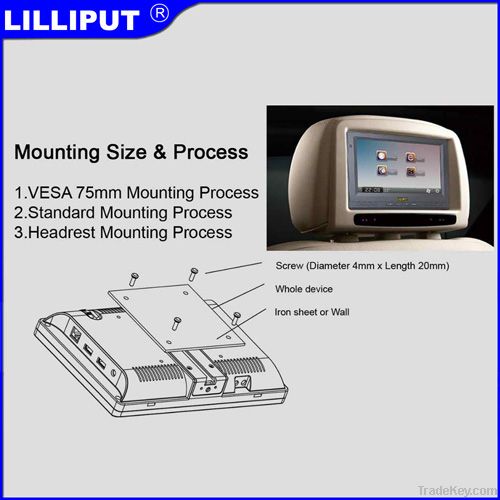 8 inch Embedded All in one PC with OS