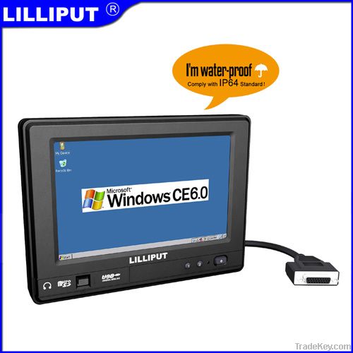 7 inch Embeded All-in-one pc comply with IP64