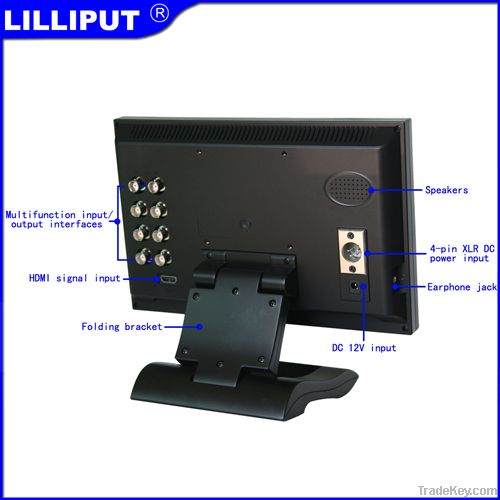 10.1 inch LCD Video Camera Monitor with HD-SDI, HDMI&YPbPr input