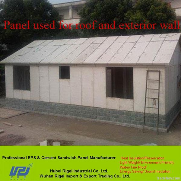 Light Weight New Building Material EPS Cement Sandwich Wall Panel