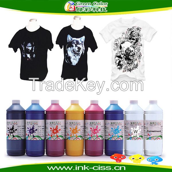 high quality textile ink (coating ink ) of greencolor premium textile ink for T shirt