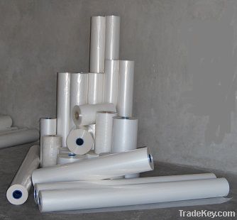 Three layer PE gusseted shrink film